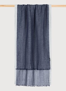 Maerz Luxury Linen Scarf Deep Sea