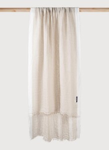 Maerz Luxury Linen Scarf Fine Flour