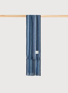 Maerz Luxury Merino Stripe Sjaal Deep Sea