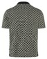 Maerz Mercerized Cotton Check Pattern Poloshirt Navy
