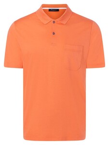 Maerz Mercerized Cotton Uni Polo Tangerine