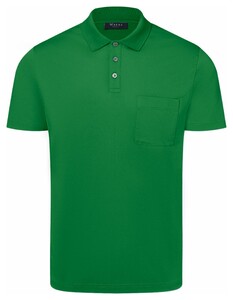 Maerz Mercerized Cotton Uni Poloshirt Garden Green