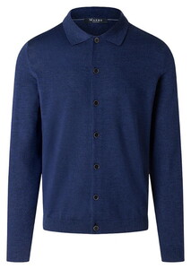 Maerz Merino Extafine Overshirt Dawn Blue