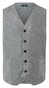 Maerz Merino Extrafine Button Gilet Silver Fox