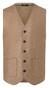 Maerz Merino Extrafine Button Waistcoat Choco Brown