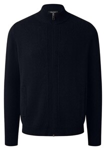 Maerz Merino Extrafine Knit Cardigan Navy