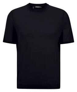 Maerz Merino Extrafine O-Neck T-Shirt Navy