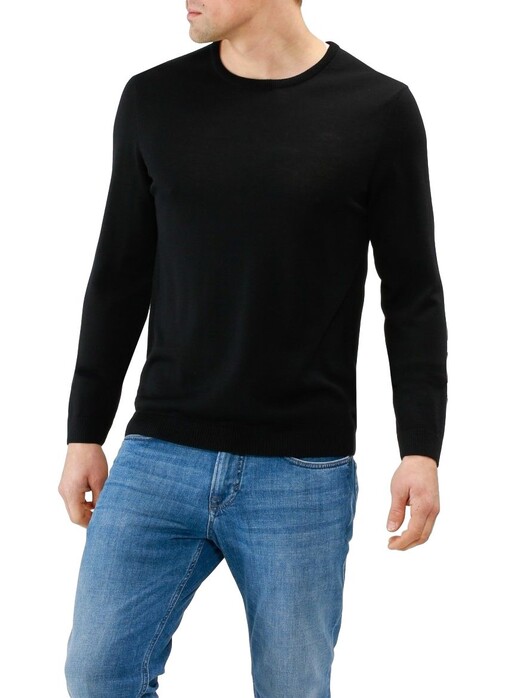 Maerz Merino Extrafine Roundneck Pullover Black