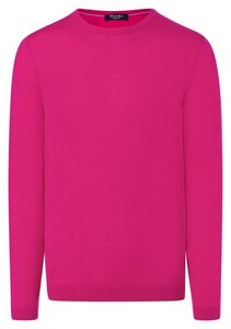 Maerz Merino Extrafine Roundneck Trui Pink Duplex