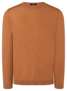 Maerz Merino Extrafine Roundneck Trui Tobacco
