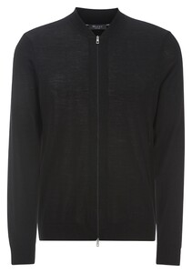Maerz Merino Extrafine Zipper Cardigan Black