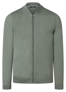 Maerz Merino Extrafine Zipper Vest Foggy Teal