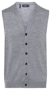 Maerz Merino Superwash Buttons Waistcoat Mercury Grey