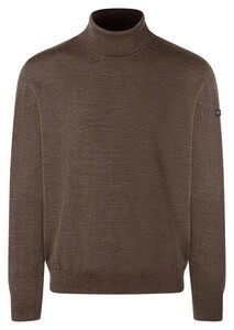 Maerz Merino Superwash Regular Fit Coltrui Trui Field Brown