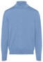 Maerz Merino Superwash Regular Fit Turtleneck Pullover Memory Blue