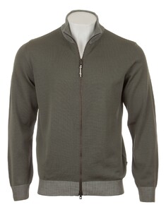 Maerz Merino Superwash Subtle Mélange Full Two-Way Zip Vest Foggy Teal