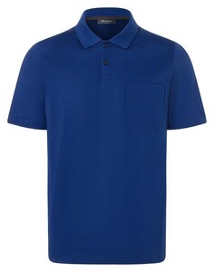 Maerz Mini Dot Faux Uni Polo Nautic Blue