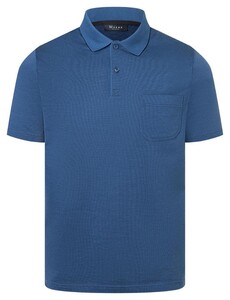 Maerz Mini Dot Faux Uni Polo Poloshirt Blue Grape