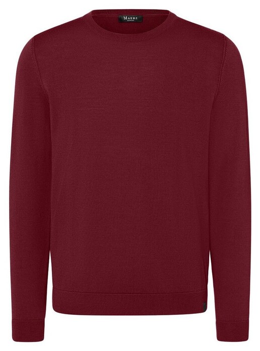 Maerz Modern Classic Merino Extrafine Pullover Dark Berry