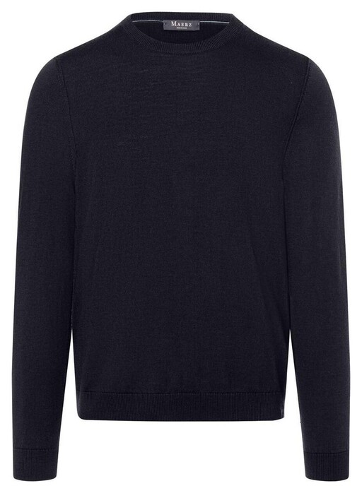 Maerz Modern Classic Merino Extrafine Pullover Navy