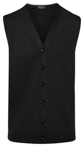 Maerz Modern Knit Waistcoat Black