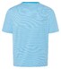 Maerz Modern Round Neck Cotton Stripe T-Shirt Wave Ride