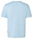 Maerz Modern Round Neck Mercerized Cotton T-Shirt Cold Blue