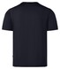 Maerz Modern Round Neck Mercerized Cotton T-Shirt Navy