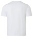 Maerz Modern Round Neck Mercerized Cotton T-Shirt Pure White