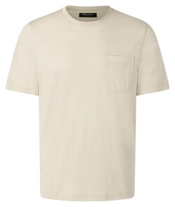 Maerz Modern Round Neck Mercerized Cotton T-Shirt Zanddollar