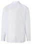 Maerz Modern Shark Collar Uni Poplin Overhemd Pure White