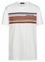 Maerz Multi Striped Logo T-Shirt Off White