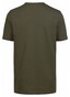 Maerz Multi Striped Logo T-Shirt Olive Paste