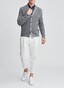 Maerz Organic Cotton Button Cardigan Vest Mercury Grey