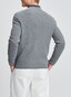 Maerz Organic Cotton Button Cardigan Vest Mercury Grey