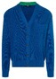 Maerz Organic Cotton Knit Cardigan Classic Blue