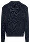 Maerz Organic Cotton Knit Cardigan Navy
