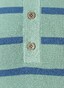 Maerz Organic Cotton Stripe Pique Poloshirt Spearmint