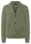 Maerz Organic Cotton Texture Knit Cardigan Moss Carpet