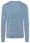 Maerz Organic Cotton Two Color Pique Structure Pullover Cold Blue