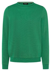 Maerz Organic Cotton Two Color Pique Structure Pullover Herbal Candy