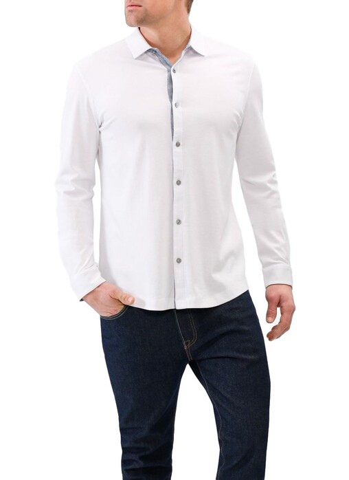 Maerz Polo Button Shirt Overhemd Pure White