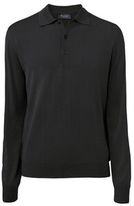 Maerz Polo Lange Mouw Pullover Anthracite Grey