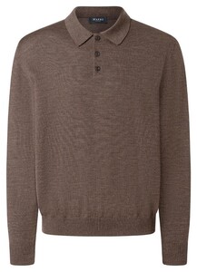 Maerz Polo Lange Mouw Pullover Field Brown