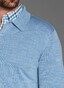 Maerz Polo Lange Mouw Pullover Memory Blue