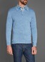 Maerz Polo Lange Mouw Pullover Memory Blue