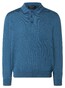 Maerz Polo Lange Mouw Pullover Teal Water