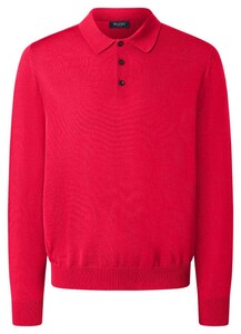 Maerz Polo Lange Mouw Trui Flash Red