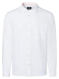 Maerz Relaxed Uni Cotton Linen Shirt Pure White