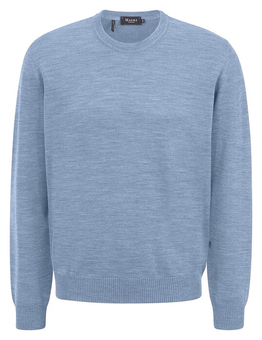 Maerz Round Neck Merino Superwash Pullover Dolphine